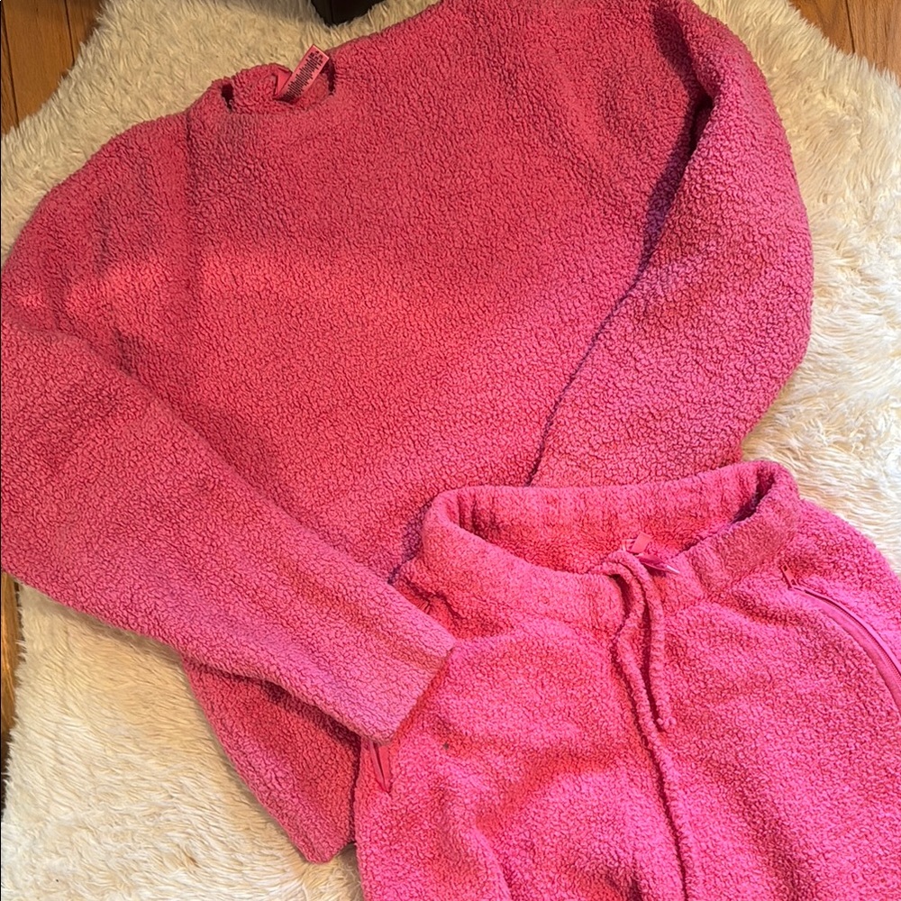 H&M Pink Fleece Pullover